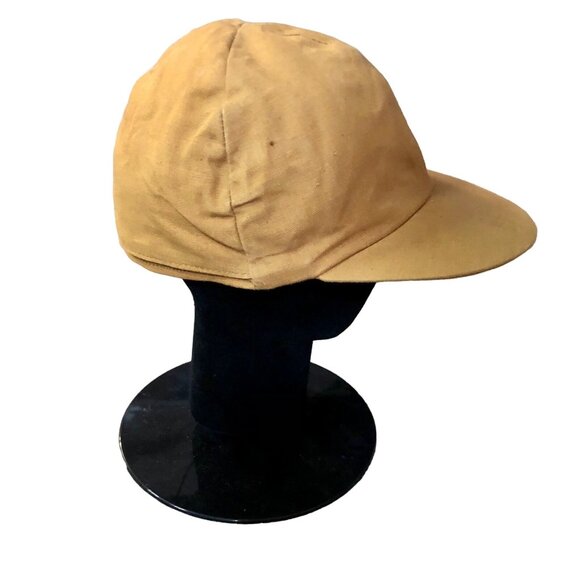 Vintage Dri-Duck Hunting Hat Mens M Used Ear Flaps Safety Orange Fold Over Rever - Picture 10 of 10